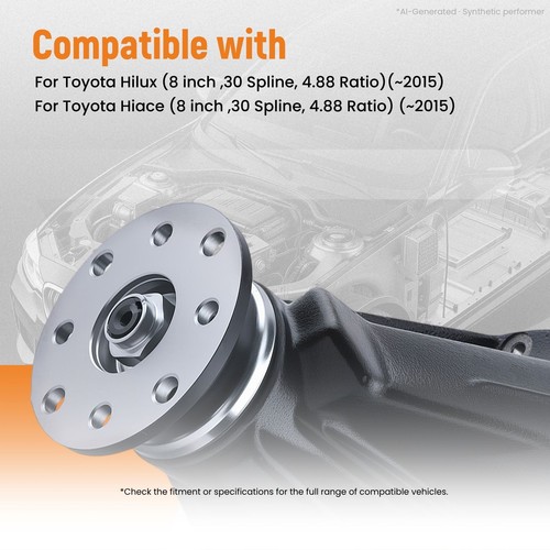 1PC Rear Differential Carrier 8" 30 Spline 4.88 Ratio for Toyota Hilux 4Runner thumbnail 2