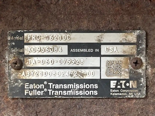(Used) 2012 Eaton/Fuller (MT), TRANSMISSION ASSEMBLY Transmission Assys P-11216 thumbnail 11