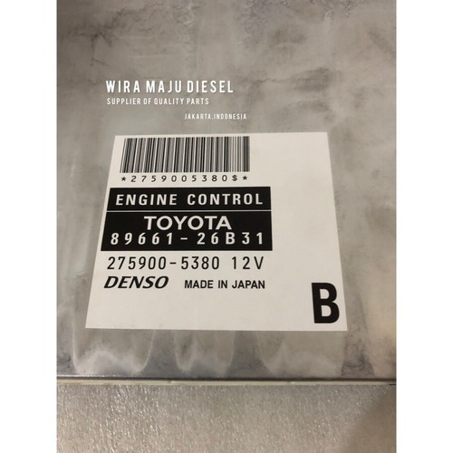 Genuine 2005-2014 Toyota Hiace ECU Engine Computer 89661-26B31 Japan DENSO OEM thumbnail 3