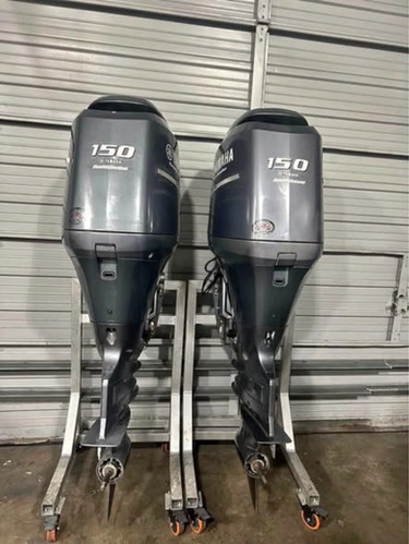 Yamaha Pre Owned Twin Yamaha F150 4-Stroke  Outboard Motor thumbnail 4