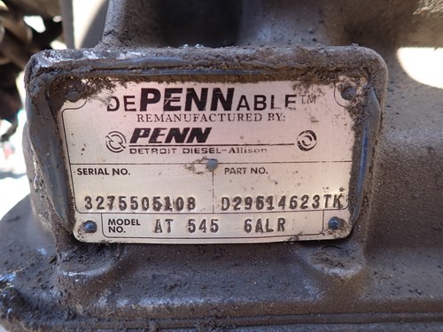 Allison AT545 Automatic Transmission Truck AT-545 thumbnail 6