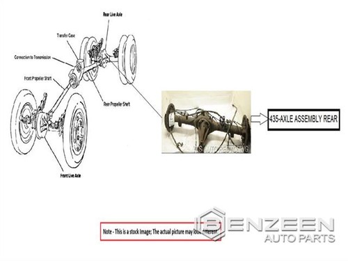 Rear Axle Differential Assembly OEM 20-25 JEEP WRANGLER 1YR Wrnty 68639153AA thumbnail 2
