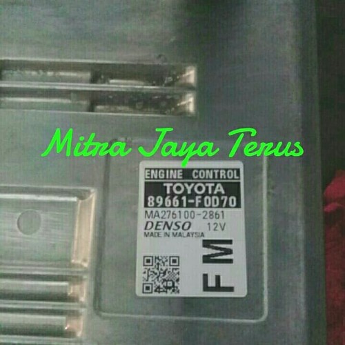 Genuine Toyota Hilux Diesel Automatic FM ECU Computer 89661-F0D70 DENSO Malaysia thumbnail 3