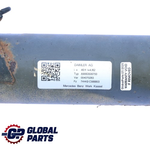 Mercedes Sprinter W906 Rear Axle Differential Diff A9063506700 741412 4,182 thumbnail 8