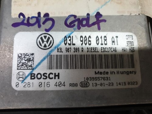 Volkswagen Golf 2008-2017 Engine Control Unit Used OEM 03L906018 thumbnail 2