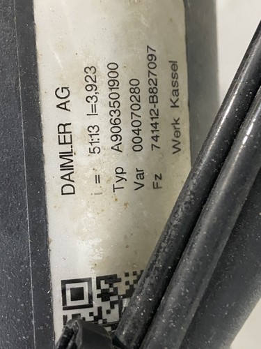 10-18 SPRINTER 3500 W906 - REAR AXLE DIFFERENTIAL OEM A906350190 thumbnail 6